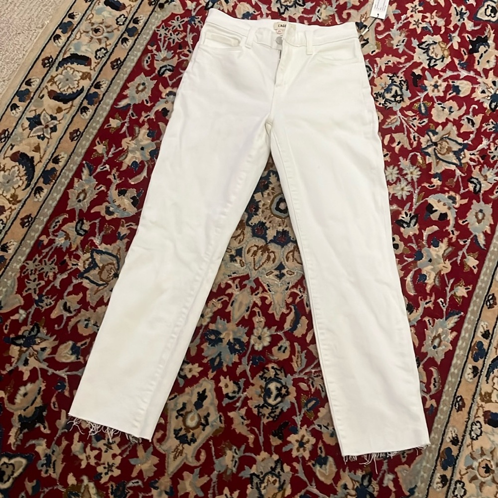 White Lagence Jean  pants in size 25